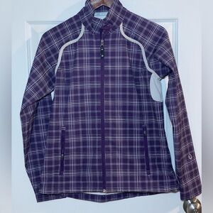 Sunice Purple Plaid Women's Jacket Size M